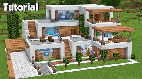 Minecraft: How to Build a Modern House Tutorial (Easy) #41 - Interior ...