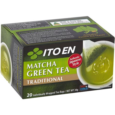 Ito En Matcha Green Tea Traditional 20pk | Woolworths