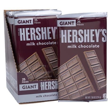 HERSHEY'S GIANT MILK CHOCOLATE 7 OZ BAR