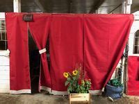 16 Best Horse Stall Curtains images | Horse stalls, Custom drapes, Tack ...