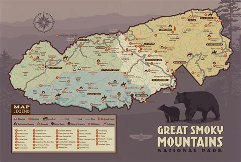 Exploring The Great Smoky Mountains National Park Map In 2023 - Map Of ...