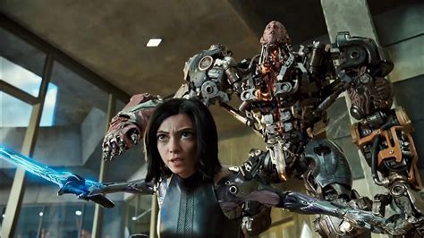 Alita Kills Grewishka Scene | Alita Battle Angel (2019) |Telugu HD ...