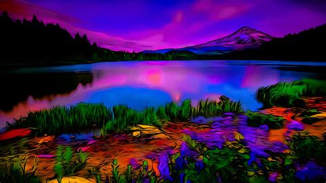 Surreal Landscape Dusk Art Photograph by Ron Fleishman