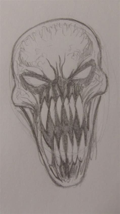 Wayne Tully Horror Art: How To Draw Monster Heads