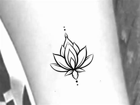 Lotus Temporary Tattoo / Lotus Tattoo / Floral Tattoo / Flower - Etsy