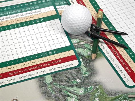 Golf Scorecard 786324 Stock Photo at Vecteezy