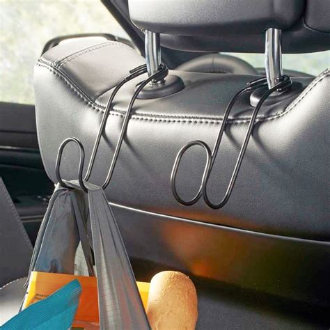 High Road Solid Metal Car Seat Hooks for Purses and Bags - Large ...