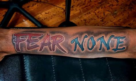 66 ”Fear None” Tattoo Ideas For The Brave and The Courageous