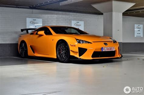 How Good Does The Lexus LFA Nurburgring Edition Look In Orange?