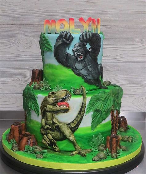 King Kong And Godzilla Cake Ideas ~ Kong King Cake Cakes Godzilla ...