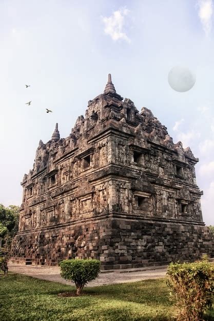 Premium Photo | Beautiful temples on the island of java, indonesia