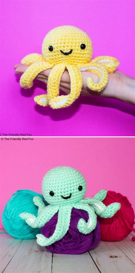 The Friendly Mini Octopus Free Crochet Pattern » Weave Crochet