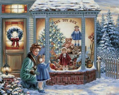 Pin by angel ochs on Vintage Victorian Christmas | Christmas scenes ...