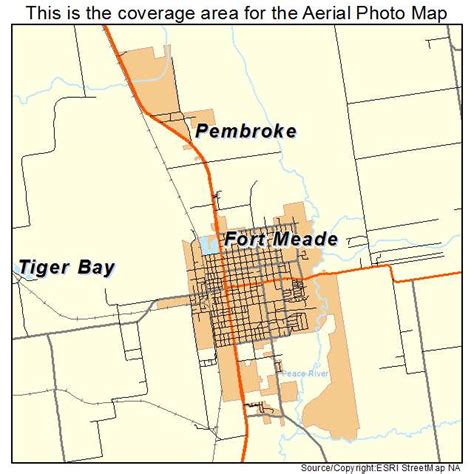 Aerial Photography Map of Fort Meade, FL Florida