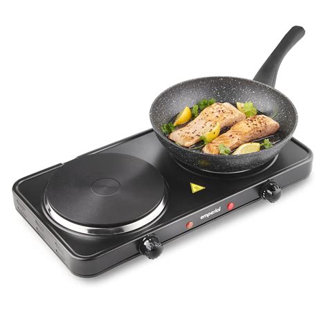 Buy Emperial Double Hotplate Portable Camping Electric Hob 2500W ...