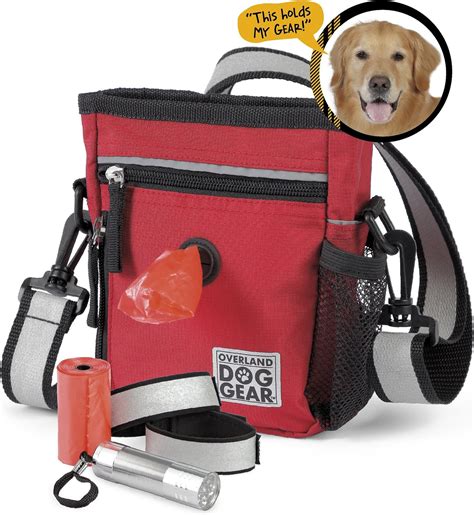 Mobile Dog Gear Day/Night Dog Walking Bag, 7-in, Red - Chewy.com