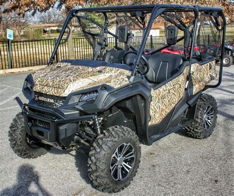 Custom Honda Pioneer 1000-5 Deluxe Camo Wrap | 1000cc Side by Side ATV ...