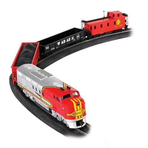 Bachmann Trains HO Scale Santa Fe Flyer Ready To Run Electric Train Set ...