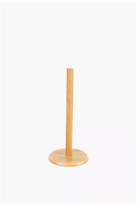 Bamboo Paper Towel Holder