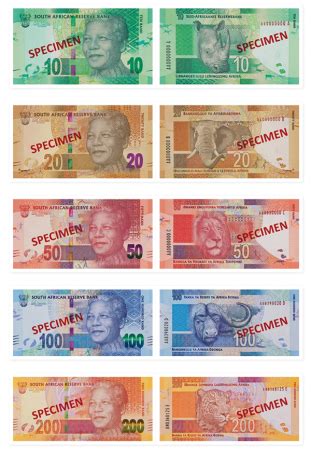 New South African Bank Notes Nelson Mandela, African Safari, South ...