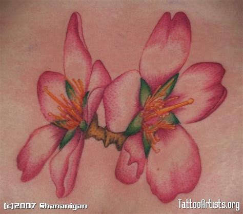 Almond Blossom - Tattoo Artists.org | Blossom tattoo, Almond blossom ...