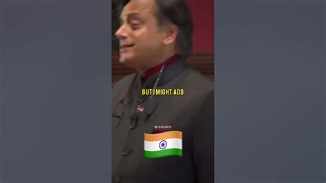 Shashi Tharoor speech at Oxford Union Society - YouTube