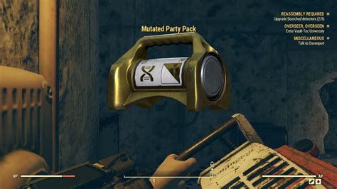 How To Get And Use Mutant Party Packs In Fallout 76 - Game News