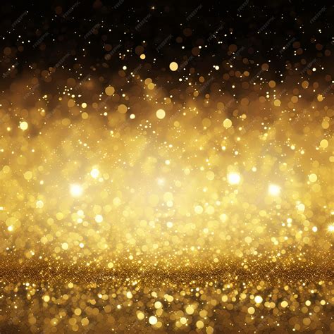 Premium Photo | Gold and black glitter background