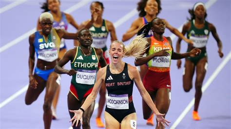 Keely Hodgkinson wins Britain's first athletics gold at Paris Olympics ...