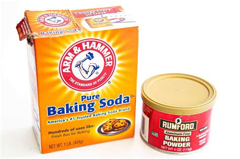 The Difference Between Baking Soda and Baking Powder