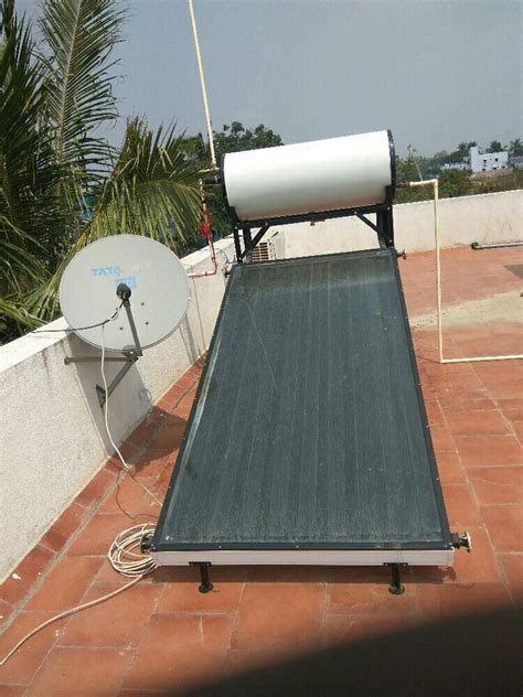 Flat Plate Collector (FPC) Domestic Flat Plate Solar Water Heater, 100 ...