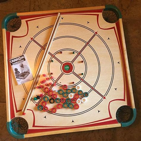 Original Carrom Genuine Gameboard With Cue Sticks and Various | Etsy ...