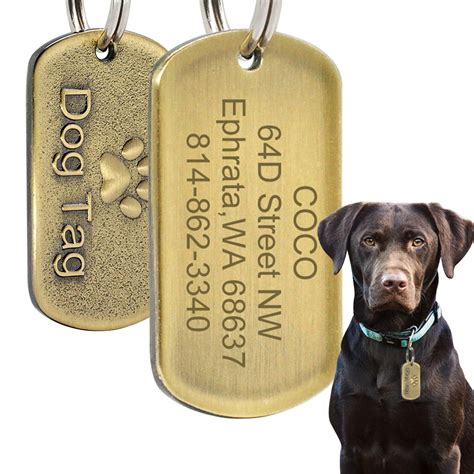 Engraved Dog Tags Dog Tags Custom Engraved - galeonephotography