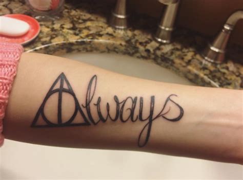 13 Simple and Unique Harry Potter Tattoos with Images