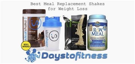 Best Meal Replacement Shakes Weight Loss | Days To Fitness