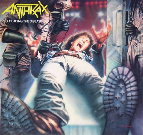 ANTHRAX Spreading the Disease Speed Thrash Metal Canada 12" Vinyl LP # ...