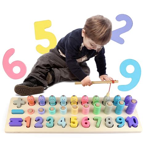 Toys & Hobbies Color & Shape Children Preschool Education Toy Math Toys ...