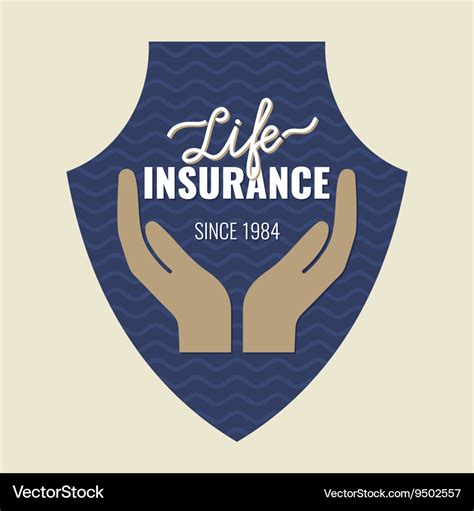 Life insurance logo Royalty Free Vector Image - VectorStock