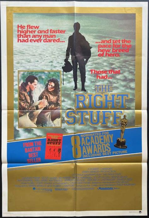 All About Movies - The Right Stuff 1983 One Sheet movie poster Ed ...