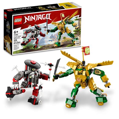 LEGO NINJAGO Lloyd’s Mech Battle EVO Action Figure Set 71781 - Walmart.com