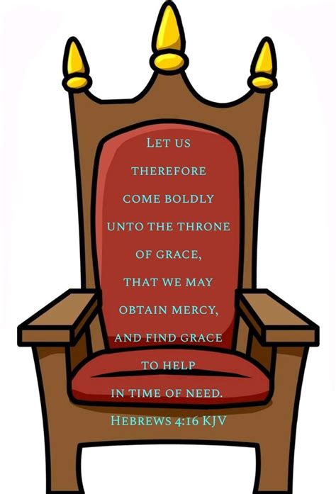 Hebrews 4:16 KJV | Faith verses, Throne of grace, Kjv