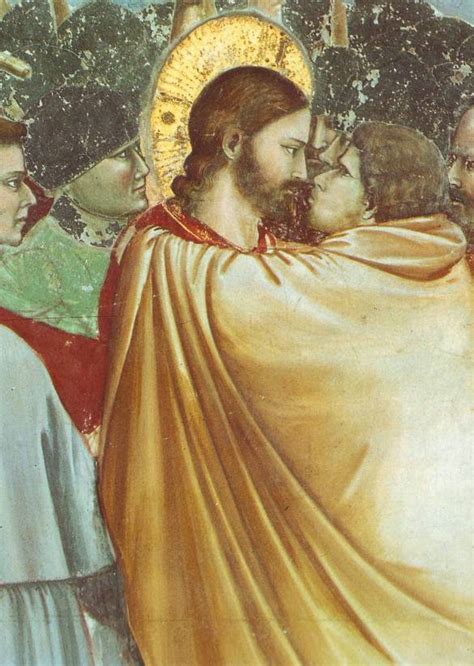 JUDAS BETRAYS JESUS WITH A KISS - FAMOUS PAINTINGS