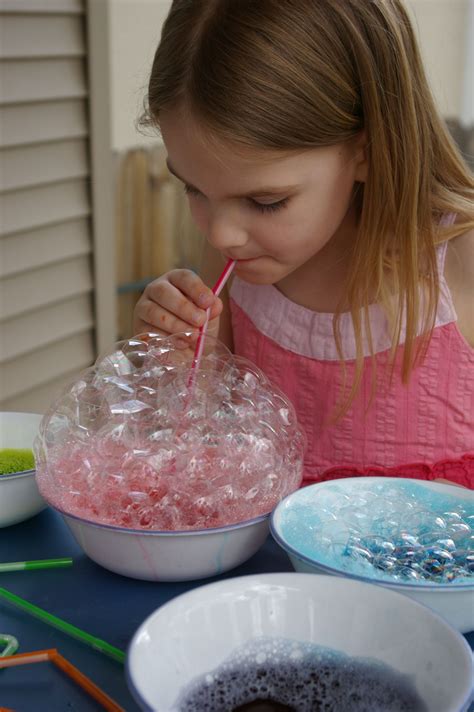 Blowing bubbles through straw | Art for kids, Fun crafts, Bubble painting