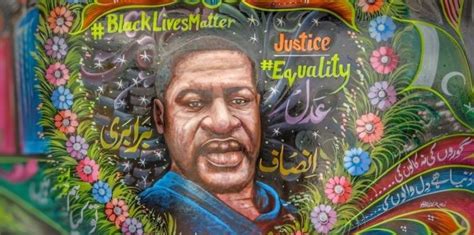 Truck art showing solidarity with Black lives matter. : r/pakistan