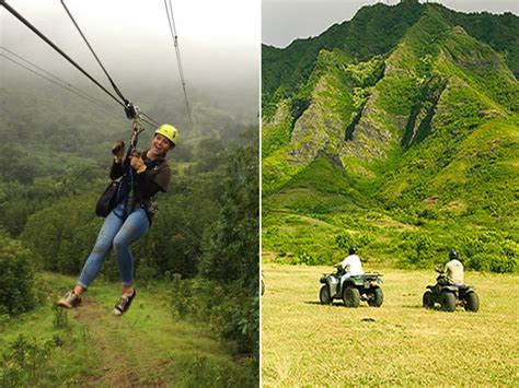 Kualoa Ranch - Treetop Canopy Zipline & ATV Combo - Hawaii Discount