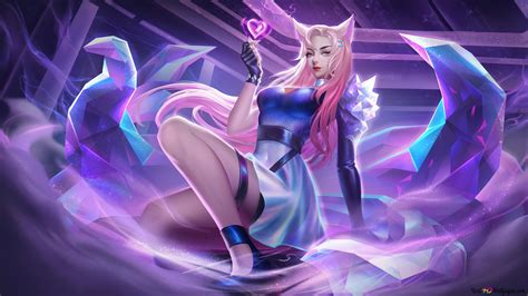 League of Legends : K/DA Ahri (All Out) 4K wallpaper download