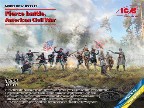 Fierce battle. American Civil War - ICM Holding