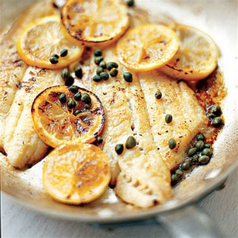 Pan-Seared Lemon Sole Recipe Main Dishes with all-purpose flour, sole ...