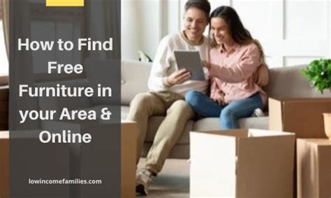 Best Places To Get Free Furniture Near Me | Low Income Families