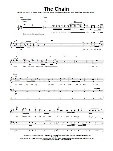 The Chain | Sheet Music Direct